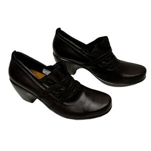 Naot Kiss Heels Brown Leather Shoes